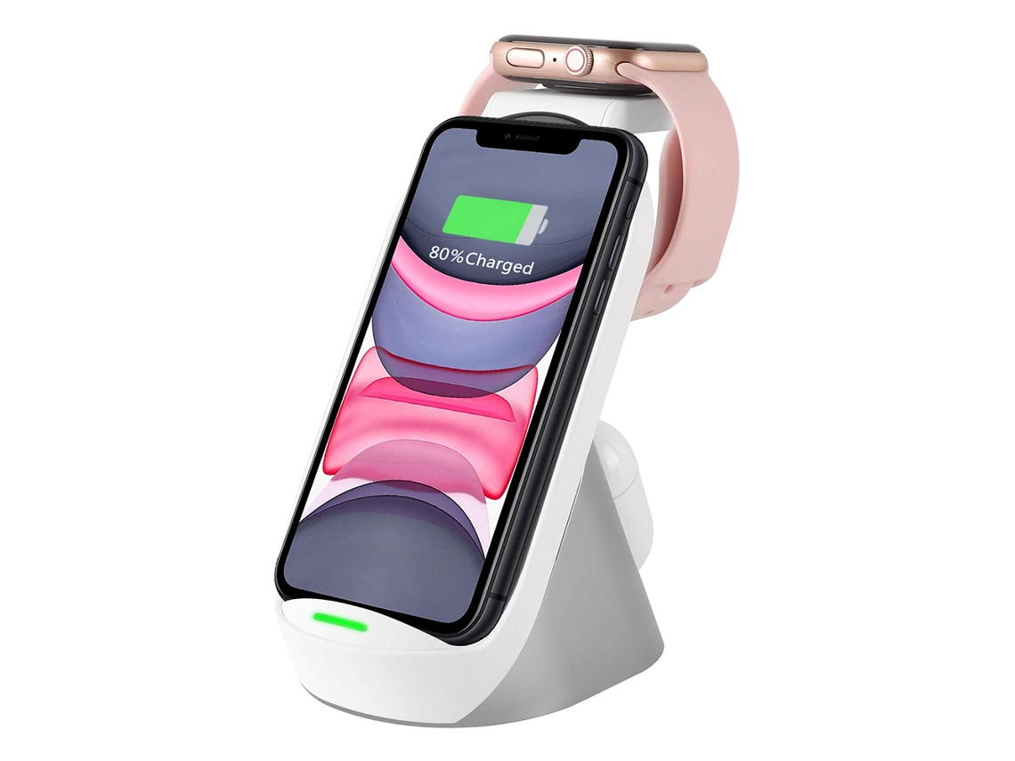 Estação 3 Em 1 Dobrável 18w Para Iphone/iwatch/airpods