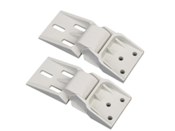 Two Universal Horizontal Freezer Hinges, Folding Balance Support Hardware, Suitable For Horizontal Freezers.