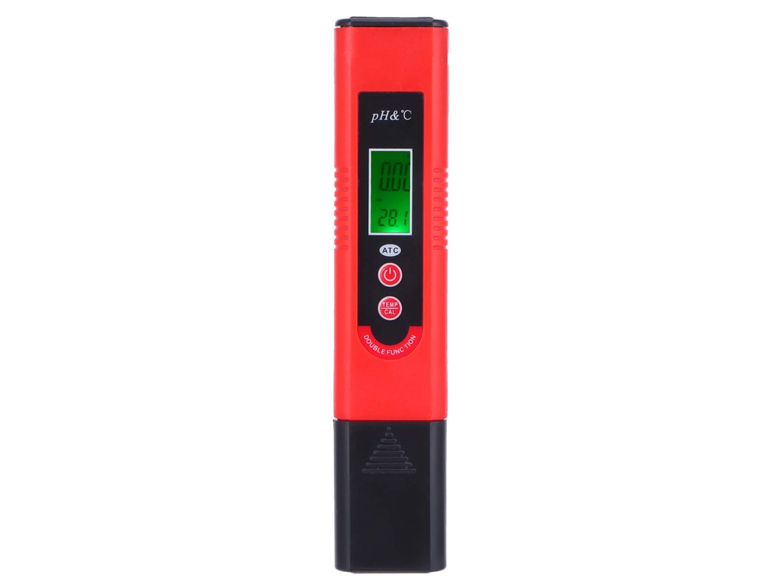 Medidor Digital de Ph com Tela LCD e Compensação Automática | S/MARCA