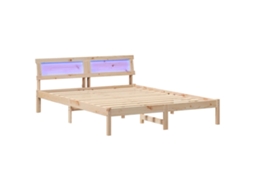 Estrutura da Cama com Cabeceira Castanho 160 X 200 Cm MAISON EXCLUSIVE