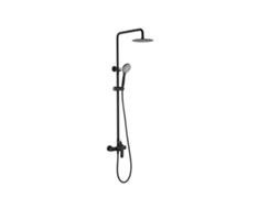 Coluna de Duche Extensível Monocomando Preto Mate MICE COLLECTION