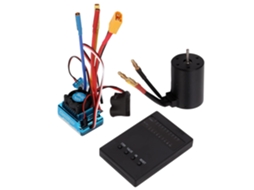 Kit De Motor Brushless Rc 3650 3600kv Xt60 120a À Prova D'água Com