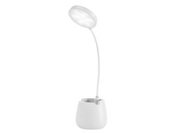 Lâmpada de Escritório Led Pequena Recarregável Flexível com Proteção para Olhos Ajustável