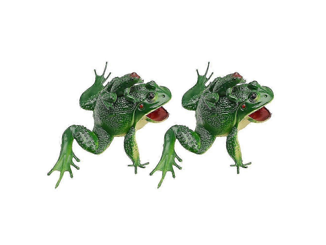Mini Rãs Simuladas De Plástico, Decorativas E Brinquedos Para Crianças