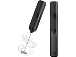 Espumador de leite elétrico AquaForge Leite, em aço inoxidável, para café, cappuccino e chocolate quente.