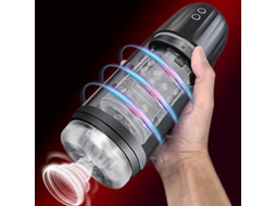 Brinquedo De Masturbao Masculino Prova Dgua Ipx8, Mquina De Suco Com Rotao Automtica (preto)