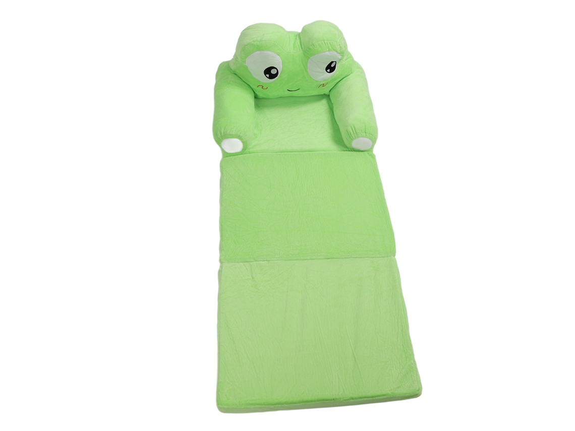 Sofá Infantil Plegable Rana Suave Peluche Cute Cartaz