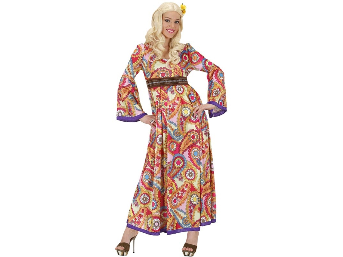Fato de figuras hippie com cinto para mulher