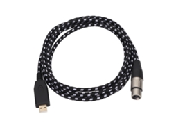 Cabo Lurelia XLR USB 2.0 Macho/Fêmea 3 Pinos 3 M 9.8 Pés, para Microfones, Baixo