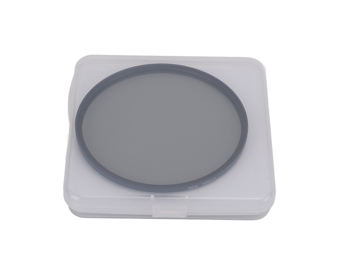 2026 filtro Nd 105mm para Lentes de Câmera, Filtro de Densidade Neutra de Vidro Óptico