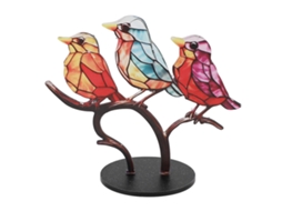 Ornamentos De Pássaros Para Mesa E Escritório