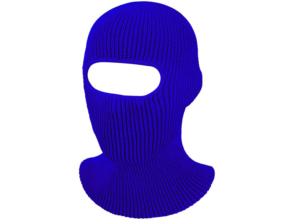 Máscara De Rosto Tejida Balaclava 1 Buraco Protetora Contra O Vento Inverno Ski Ciclismo Corrida Homens Mulheres