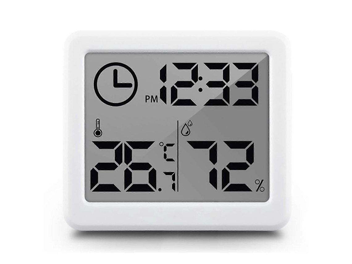 Termômetro e Higrômetro Digital de Ambientes Internos com Monitor Temperatura Umidade, Termômetr o Mesa Parede para Casa GOKOCO