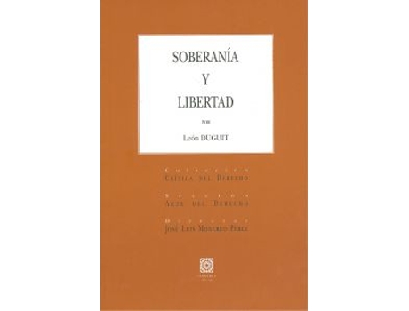 Livro Soberanía Y Libertad de Leon Duguit (Espanhol)