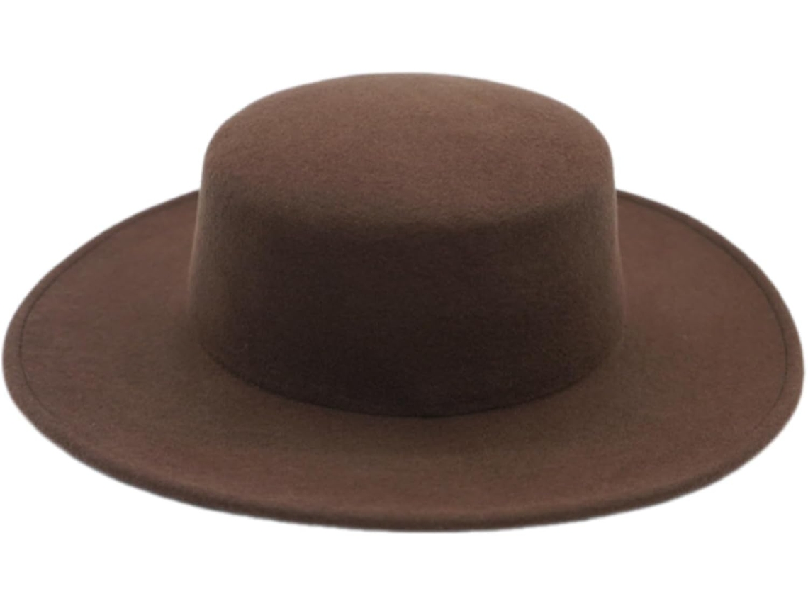 Chapéu Elegante Unissex Retrô Marrom - Design Resistente E Versátil