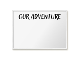 Magnetic Board Our Adventure For The Living Room Espelharte (70x50 Cm)