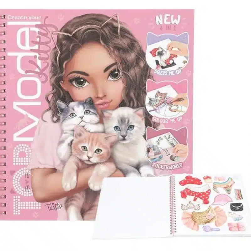Crea Tu Libro Para Colorear Kitty Topmodel 13038 Depesche Depeschemás De 6 Añosp24