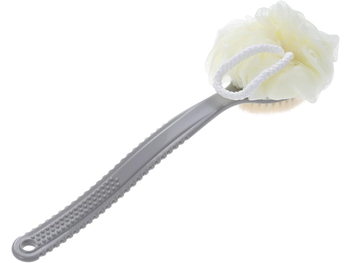 Lurelia Escova Esponja De Banho Para Costas E Corpo, Esponja Suave, Cabo Longo E Cerdas Macias, Rotina Spa Prático