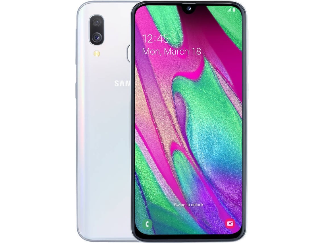 Smartphone SAMSUNG Galaxy A40 (Outlet Grade A - 5.9'' - 4 GB - 64 GB - Branco)