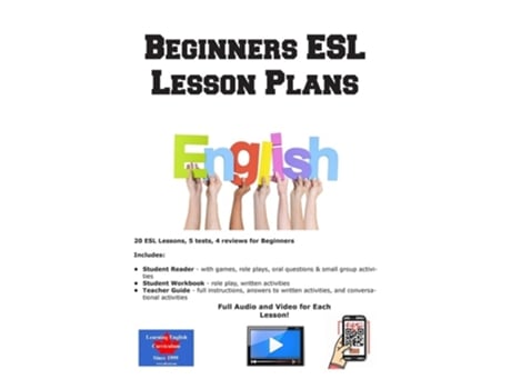 Livro Beginners ESL Lesson Plans de Learning English Curriculum (Inglês)