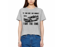 Rockinstone Back To The Future Movie Got Da Money Heather Gray Adult T-shirt Size:xxl