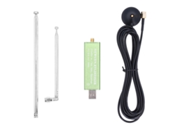 Kit Rádio Definido por Software SDR RTL2832U R820T2 com Receptor de Banda Completa 25-1760MHz S/MARCA