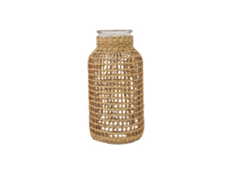 Laxiscreed Vaso De Vidro Trançado Estilo Japonês Para Plantas E Decoração De Casa