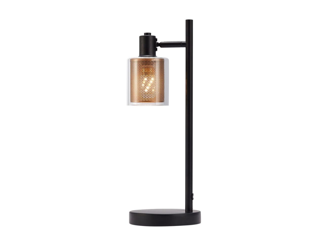 Lâmpada De Mesa Decorativa 1xe14 23w Ip20 Cobre Braytron