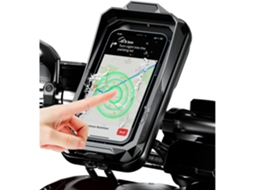 Bicicleta Suporte Telemóvel HEXINYIGJLY,quebra sol Apoiar Ecrã Tátil Impermeávelpara Smartphones 4 6.8" Preto