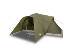 Family Tent, Family Tents Vidaxl Verde Poliéster (494 X 370 X 190 Cm)