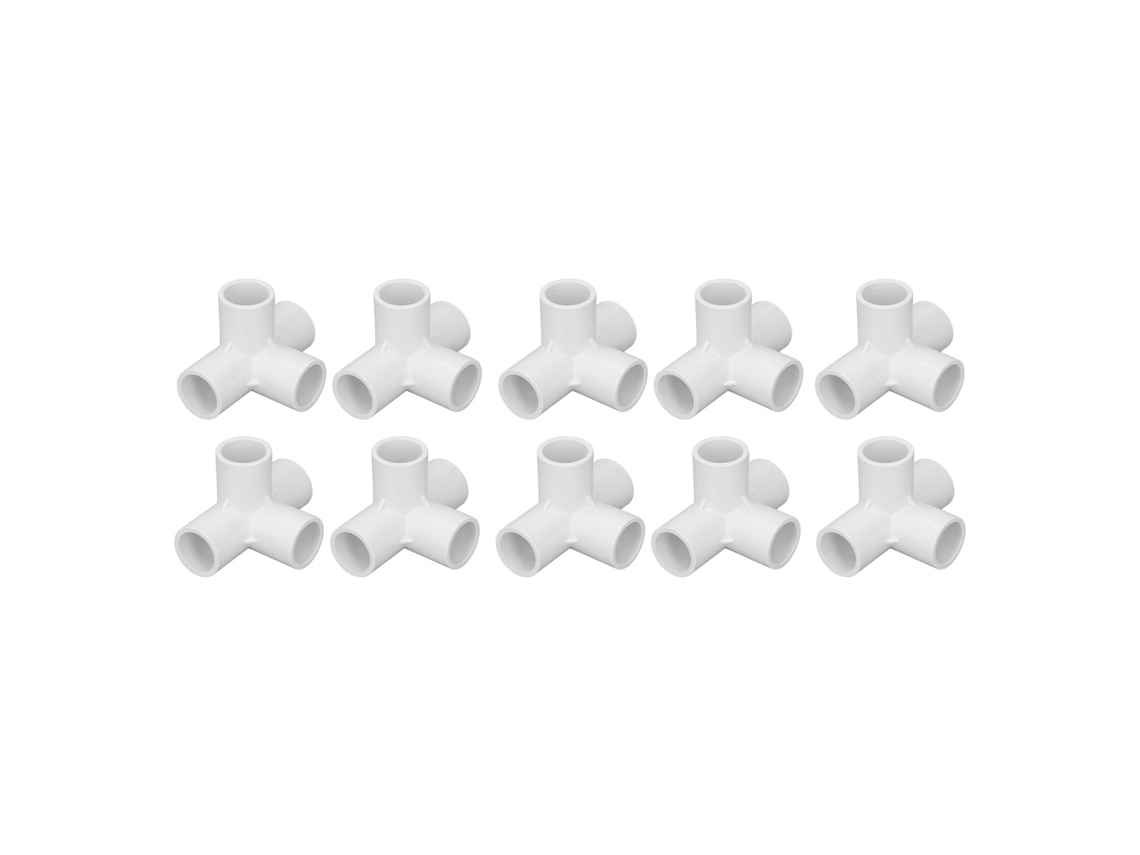 Laxiscreed Conector Pvc De 4 Vias Para Tubulação, Mobília E Tendas Com Design De Cotovelo Eficiente