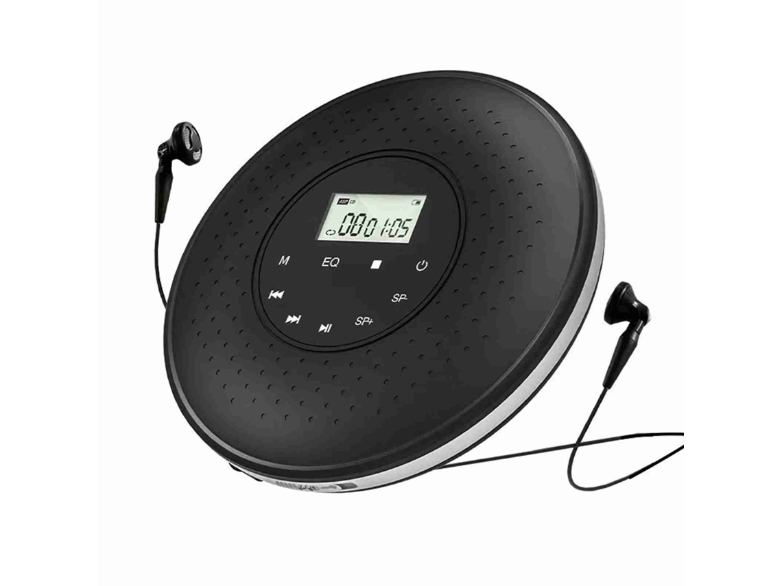 Reprodutor de CD portátil com suporte a cartão TF EOOCOO
