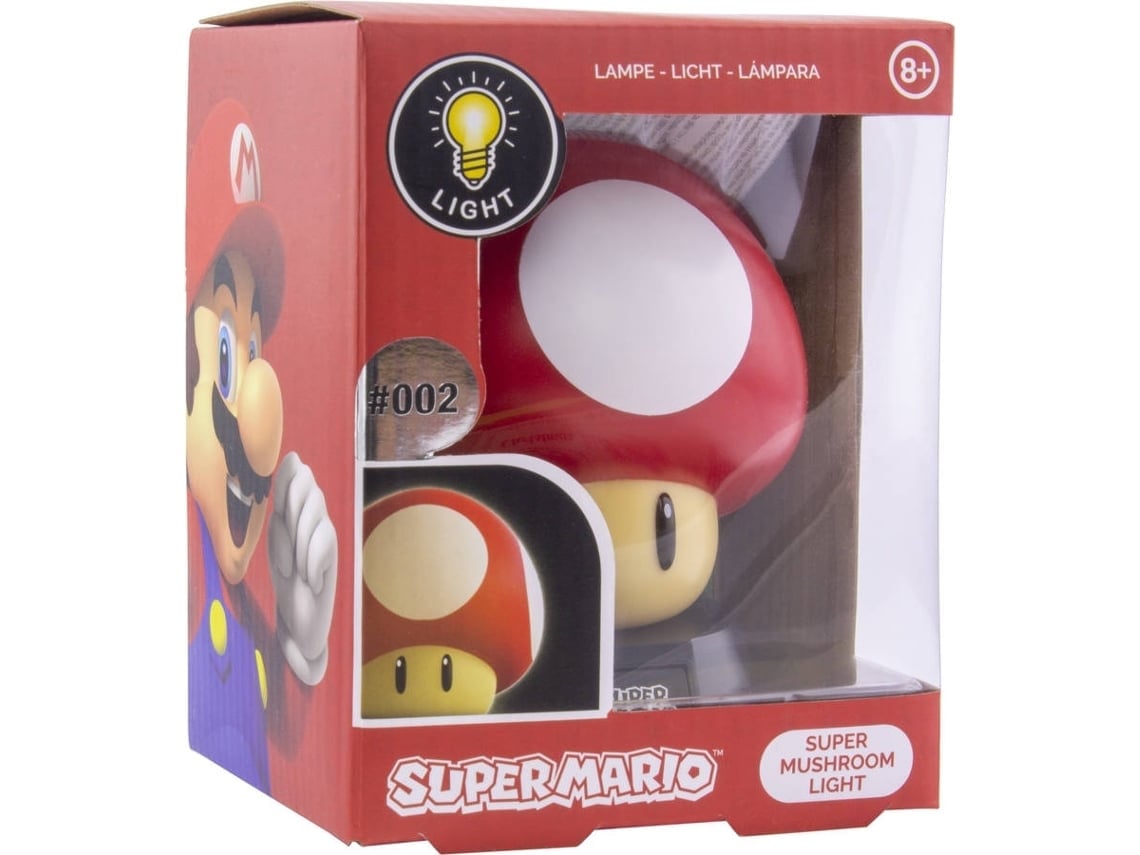 Icon Light SUPER MARIO Super Mushroom 3D (Outlet Caixa Aberta)