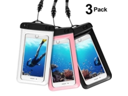 3 Peças Capa À Prova Dágua, Aroyi certificação Ipx8 Capa Protetora À Prova Dágua Para Iphone, Samsung, Huawei E Outros Smartphones