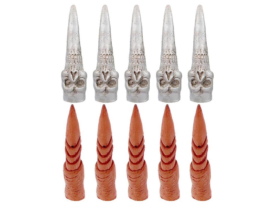 10 Peças de Capas de Dedo de Halloween para Decorações de Halloween ALLINLESS