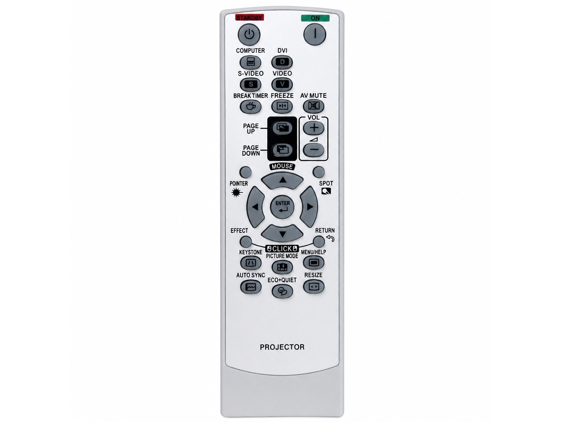 Comando À Distância Para Projetor Compatível Com Sharp Ga818wjsa, Gb015wj, 065 E Ga837wjsa