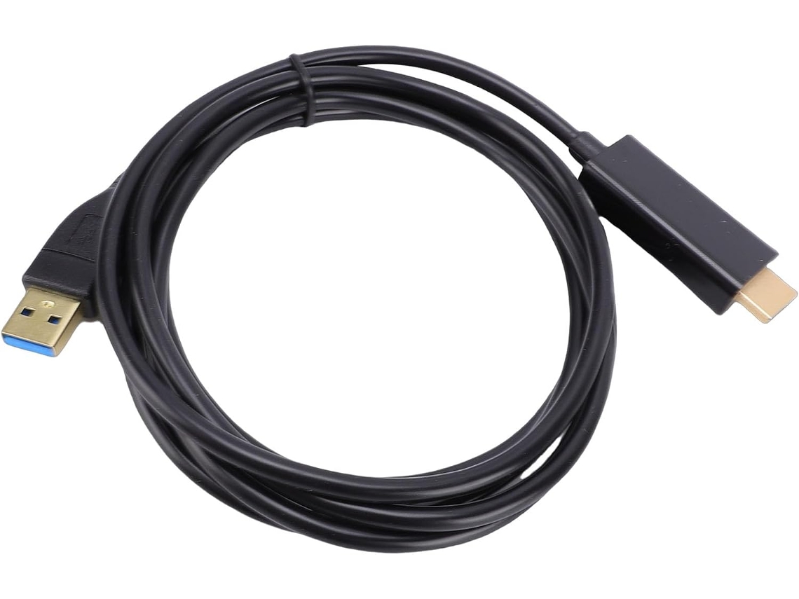 Cabo Usb 3.0 Para Hdmi, Conversor De Áudio E Vídeo 1080p, Suporte
