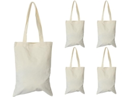 Necessaire De Maquiagem Diy Em Lona Virgem Com Zíper Para Canetas, Sacola De Compras Reutilizável Di Gokoco