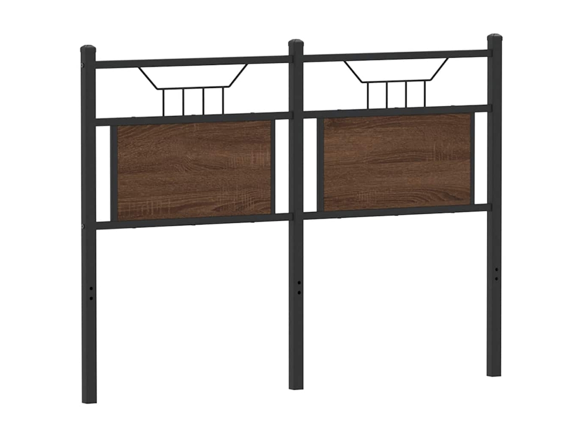 Cabeceira de Substituição 120cm Derivados Madeira/aço Carvalho Castanho MAISON EXCLUSIVE