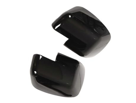 par de capas de espelho retrovisor lateral preto brilhante para Land Scirocco
