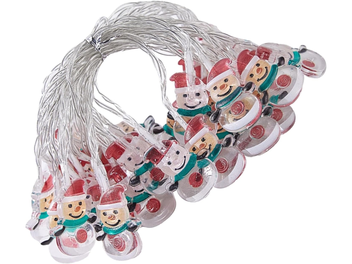 Luzes De Natal Em Formato Árvore - Decoração Boneco Neve Led