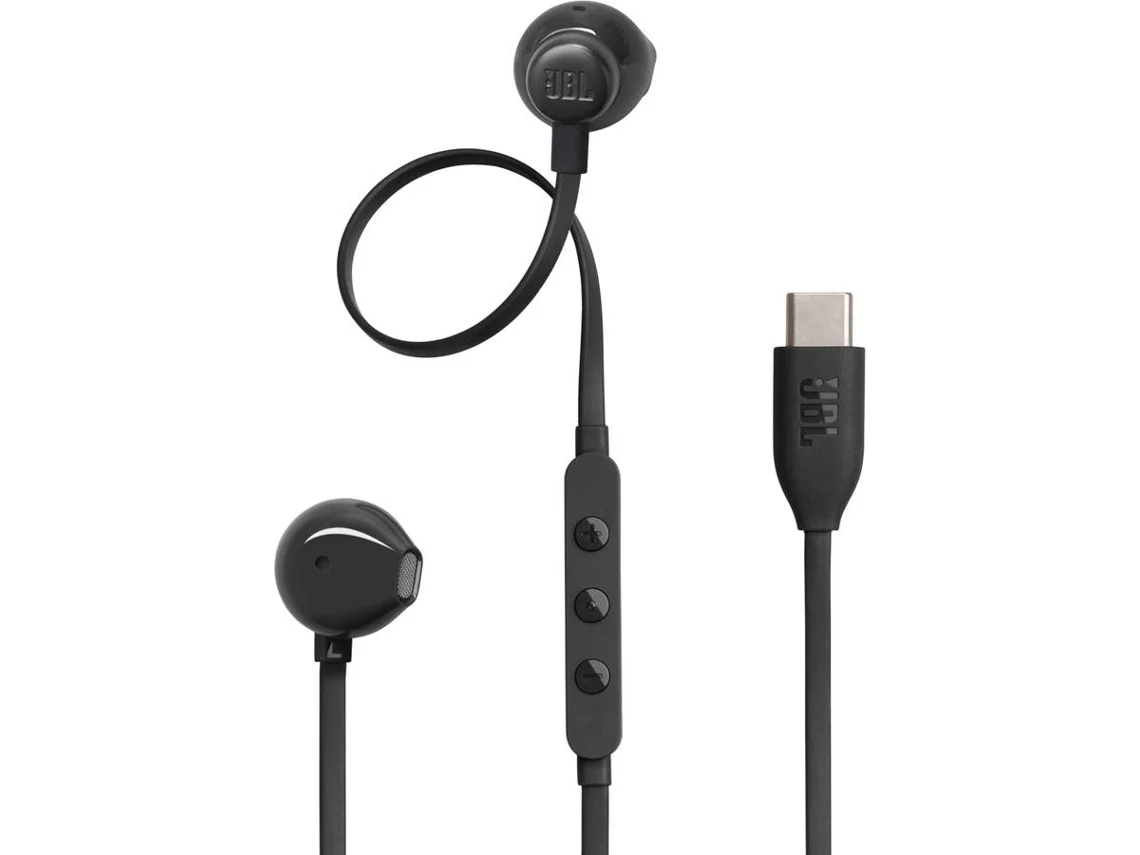 Auriculares com Fio JBL Tune 305C (In Ear - Microfone - Preto)