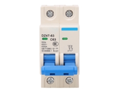 Disjuntor Miniatura 2p Din Rail 400v 63a 4500a Capacidade de Interrupção