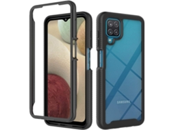 Capa Amortecedor Proteção Frontal para Samsung Galaxy A12 HONGWE. Textura Macia Anti-Choque Transparente