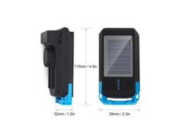 Farol Recarregável Usb Solar com Buzina para Bicicleta S/MARCA