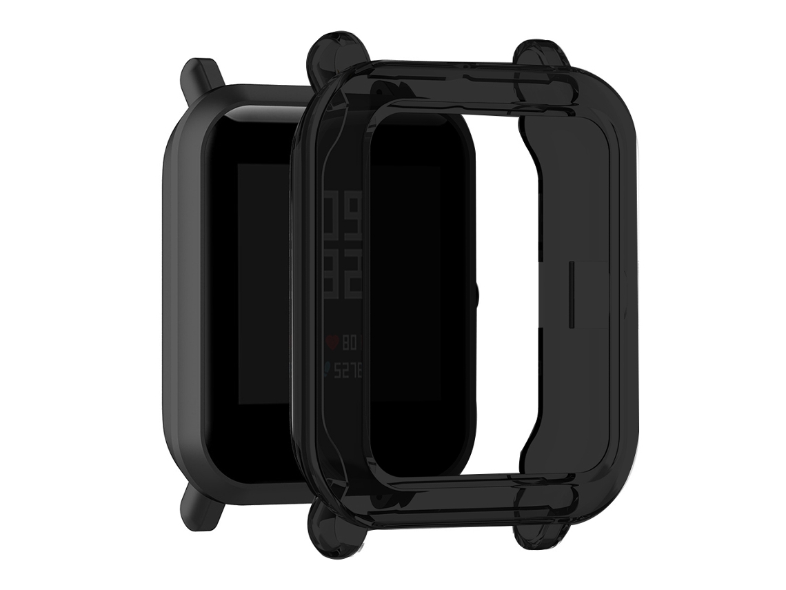 Funda protetora de TPU compatível com relógios inteligentes Amazfit Bip, Bip S, Bip 1s, Bip Lite e A1608 | S/MARCA