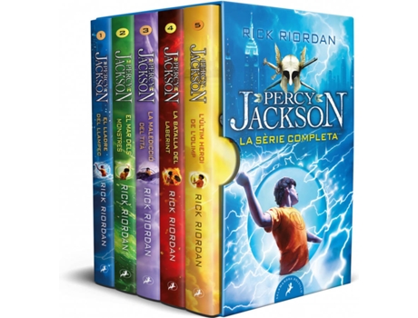 Livro Percy Jackson I Els Déus De L'Olimp - La Sèrie Completa de Rick Riordan (Catalão)