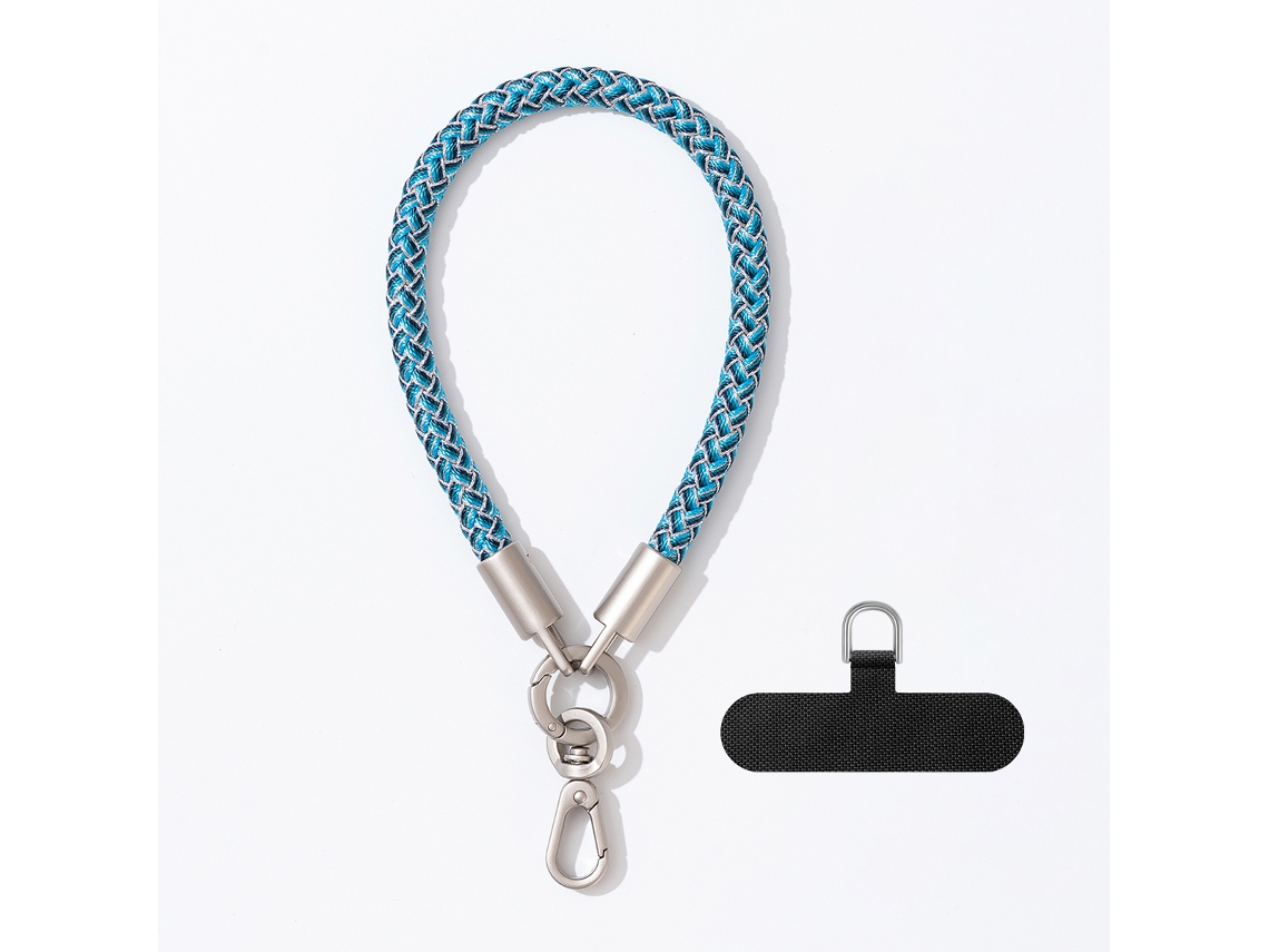 Pulseira Trançada Com Escamas De Dragão Qu-dragon Scale, Cordão Anti-perda E Anti-queda Para Celular Com Câmera Usb, Pingente De Nylon E Poliéster