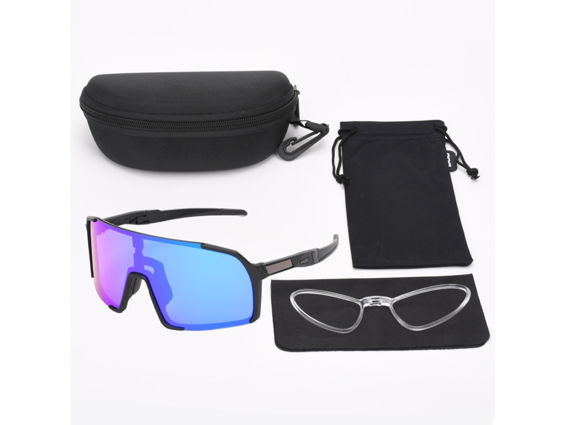 Óculos De Sol Desportivos Unissexo,proteção Uv Para Ciclismo,softbol,voleibolcaminhadas Lente Azul Hexinyigjly