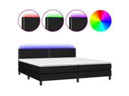 Box Spring Bed, Box Spring Beds Vidaxl Preto Tecido (200 X 200 Cm)